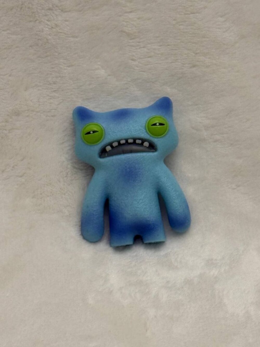 Fuggler 2.5" Blue Blotch Monster Mini Figure Rare
